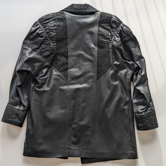 BRAEMAR Vintage Leather Coat - Picture 4 of 7